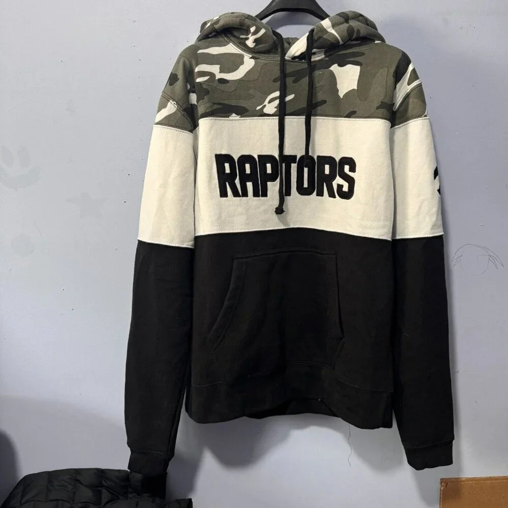 NBA Raptors hoodie mens size medium